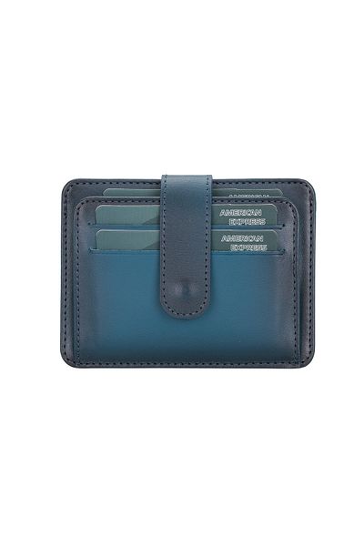 Lev Leather Premium Γνήσιο Δερμάτινο Μινιμαλιστικό Πορτοφόλι Πιστωτικής Κάρτας - Πολυχρηστικό Πορτοφόλι