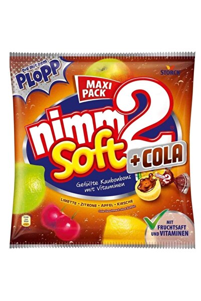 Storck Nimm2 Soft Cola Meyve Dolgulu Vitamin ve Kola Aromalı Şekerleme 345g