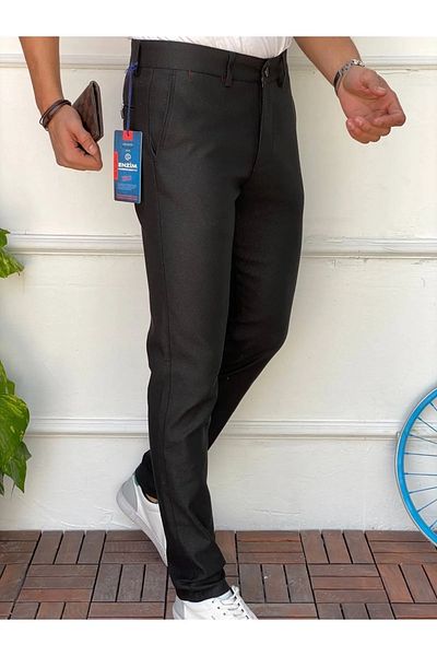 ENZİM JEANS Linen Slim Fit Chino Pants
