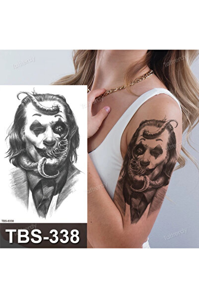 Tattoo Gerçekci Joker geçici dövme  tattoo
