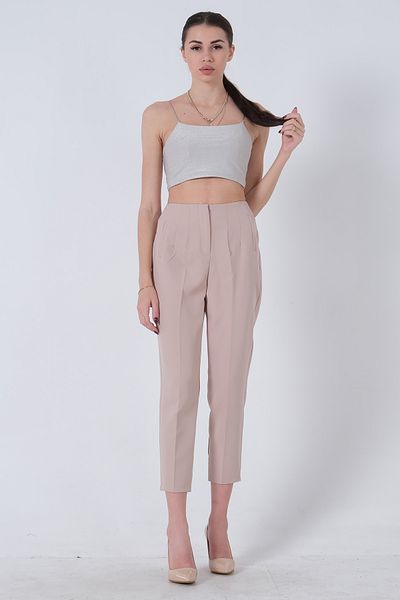 Feminist High Waist Trousers Stone03030062