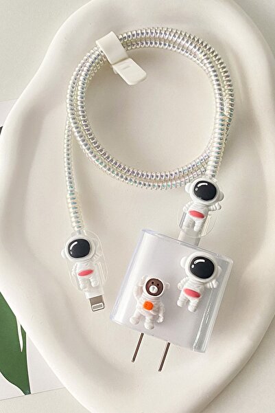 WANNA PROTECT Iphone 20w Uyumlu Figürlü Sevimli Şarj Başlığı Adaptörü Koruma ...