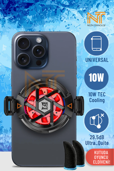 Nezih Case Universal Magnetik Yapıştırmalı-Klipsli TEC Soğutma Sistemli RGB I...