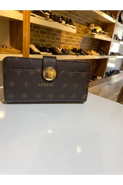 Armine ARMINE Coffee Printed Stylish and Useful Quality Wallet