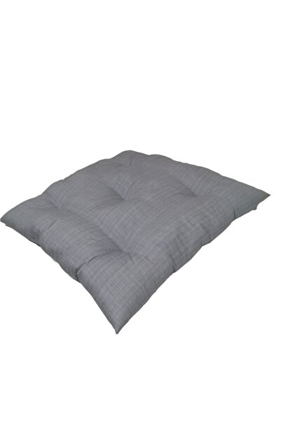 Mazi Home Dekoratif Yer Minderi 80cm X 80cm Gri Minder