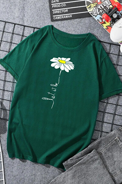 FECCY Tricou unisex cu imprimeu Daisy