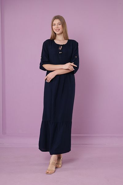 mervemoda Γυναικείο καλοκαιρινό κοντομάνικο υφαντό φόρεμα
