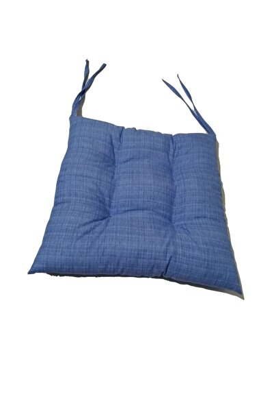 lazilla Eco Line Sandalye Minderi Düğme Dikişi Detaylı 38x38cm Bağcıklı
