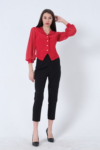 Feminist High Waist Trousers Black03030062