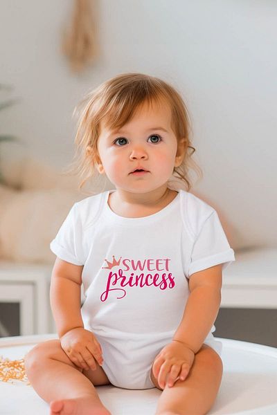 Lilabio 100% Cotton Short Sleeve Baby Bodysuit