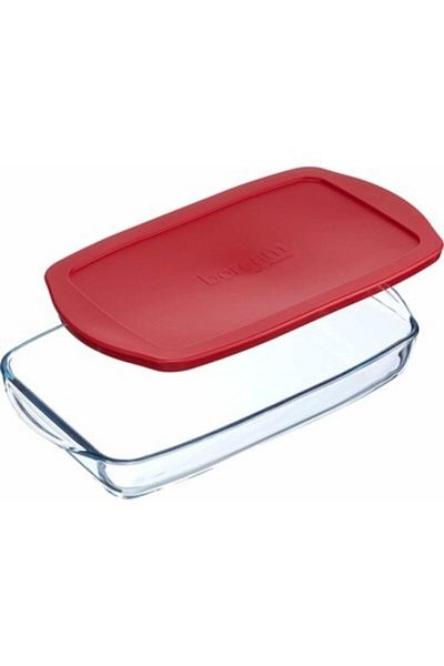 Paşabahçe Pasabahce Pyrex Cooking Storage Set 4 Pieces with Plastic Cover