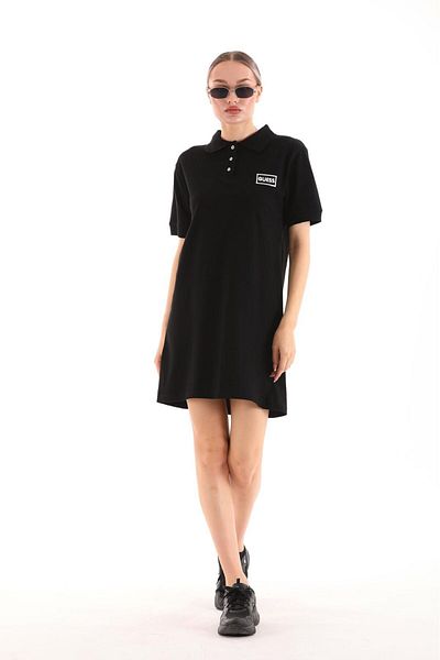 Özgürbutik Polo Neck Summer Window Dress