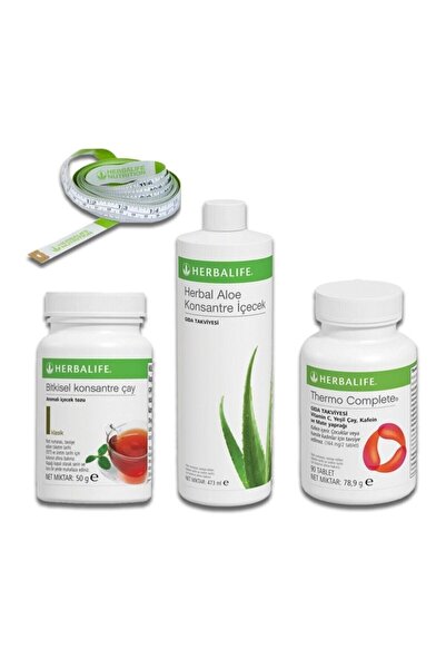 Herbalife Yağ Yakıcı Mega Set 1 50gr Çay Aloe Vera Thermo Complate