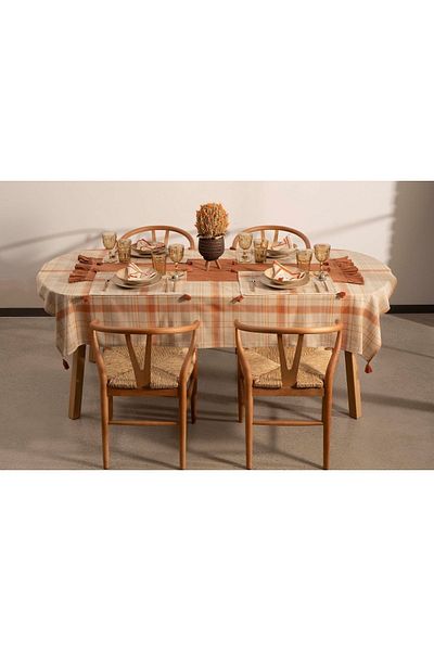 Myhome Country Karierte Tischdecke