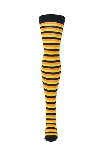 Design Socks Cotton Over-The-Knee Women's Socks - Thin Circles and Patterns