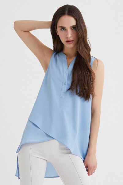 STELLA PULVIS Αμάνικη μακριά μπλούζα στην πλάτη