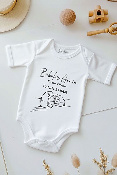 Lilabio Father's Day Baby Bodysuit - 100% Cotton