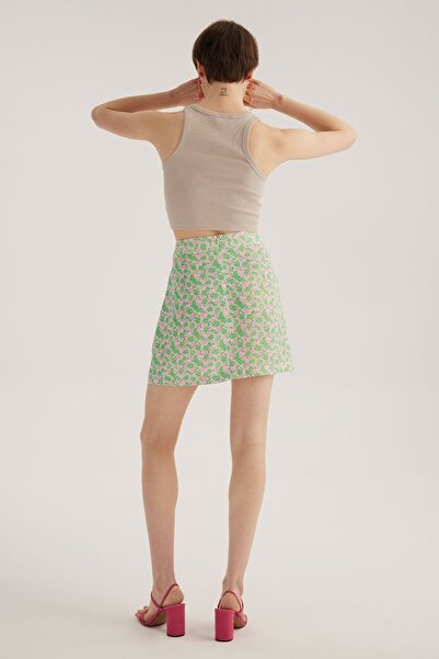 STELLA PULVIS Multicolored Double Pocket Mini Skirt