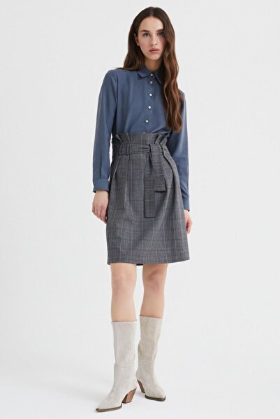 STELLA PULVIS Fustă plisată cu talie înaltă