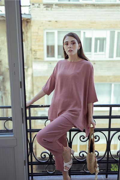 soBasic Lenjerie de in viscoza Comfort - Dusty Rose Dusty Rose