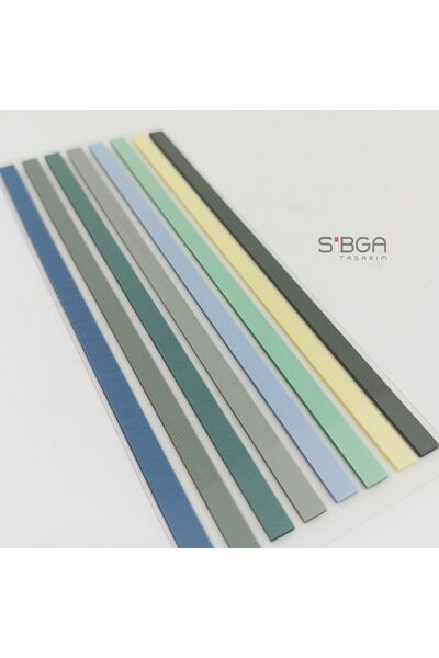 sibga tasarım İnce Uzun Şerit Şeffaf Renkli Postit Post-it Post It. Kitap Ayracı Ayraç Postit Sticker 160 Yaprak