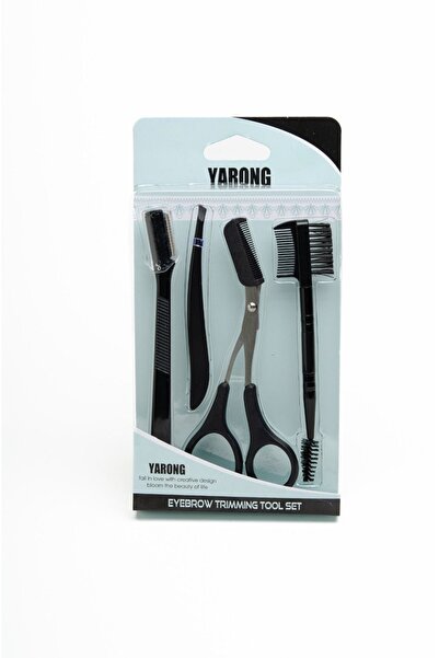 Tina Kaş Kirpik Yüz Bakım Seti (Taraklı Kaş Makası, Cımbız, Kaş Usturası, Fır...