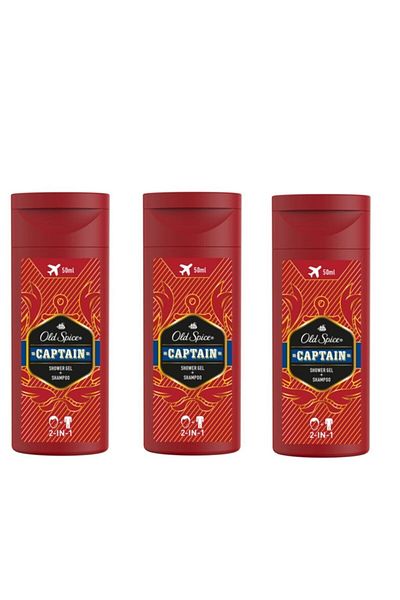 Old Spice Shower Gel & Shampoo Captain 50 Ml