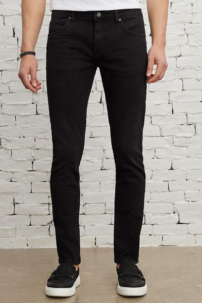 AC&Co / Altınyıldız Classics Ανδρικό τζιν τζιν ανθρακί Extra Slim Fit Slim Fit Rıss βαμβακερό εύκαμπτο τζιν τζιν