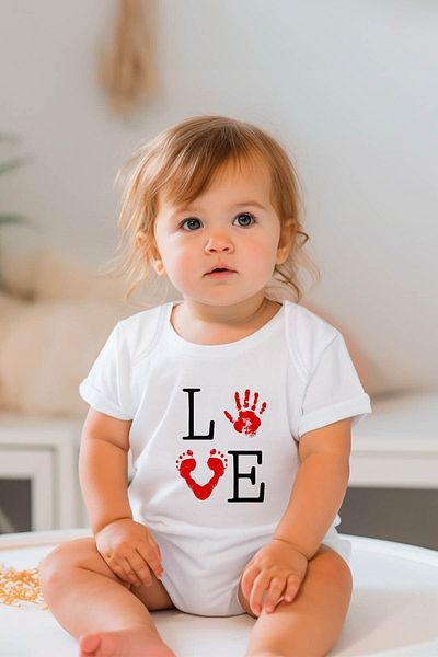 Lilabio 100% Cotton Short Sleeve Baby Bodysuit