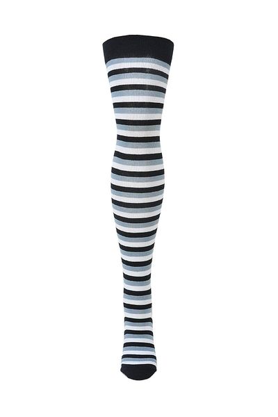 Design Socks Șosete peste genunchi din bumbac pentru femei - cu cercuri subțiri și modele