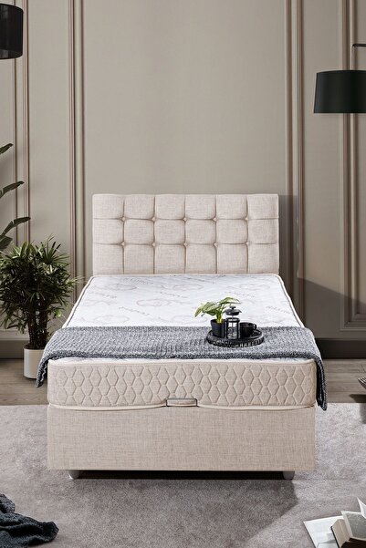 Setay Venedik Tek Kişilik Baza Başlık Comfort Ortopedik Yatak Seti