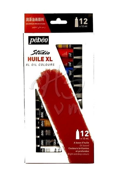 Pebeo Studio Huile XL - 12x12ml Oil Paint Set668100