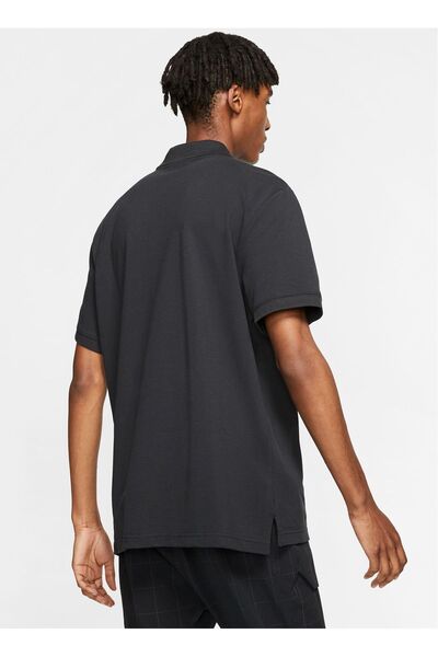 Nike Μαύρο ανδρικό μπλουζάκι πόλο CJ4456-010 NSW CE POLO MATCHUP PQ