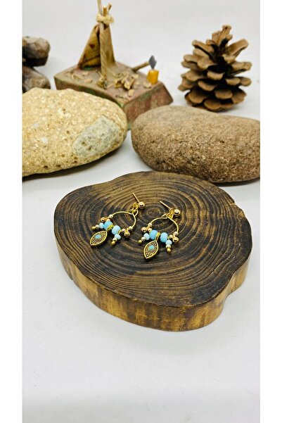 Porsuk Alternatif أقراط نسائية عرقية مصنوعة يدوياً من النحاس