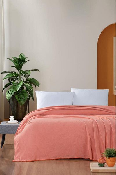 Mulberry مفرش سرير قطن مزدوج مجري - 220x230