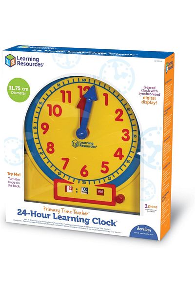 Learning Resources LR-RD24*PRIM'TIME TEACHER™FRONT CLAS24-HR CLOCK®