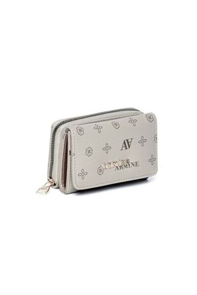 Armine C 11 Women's Printed Small Size Handbag & Wallet - Mink - Single Size