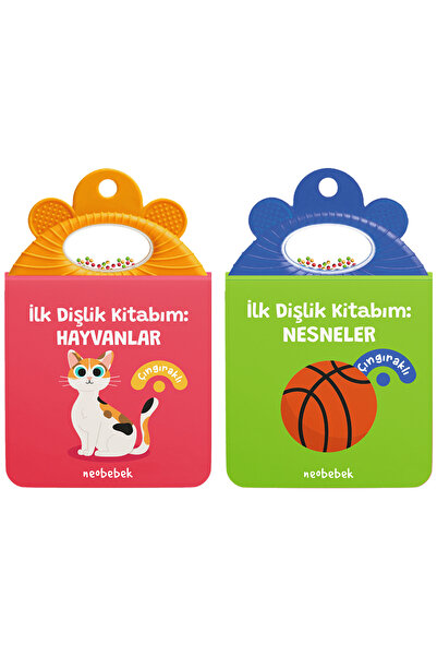 Neobebek İlk Dişlik Kitaplarım Serisi Çıngıraklı (2 KİTAP)