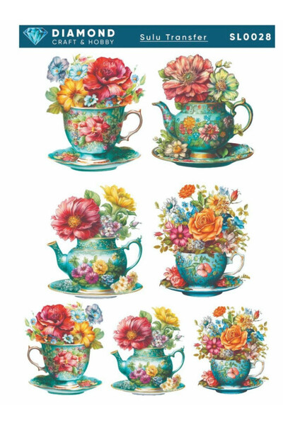 Buhobi Dimaond Sulu Transfer Kağıdı SL0028 25x35cm