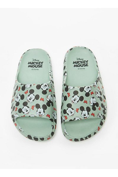 Disney All-Over Mickey Mouse Print Slip-On Slides