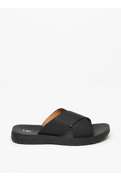 LBL by Shoexpress Men's Textured Slip-On Sandals