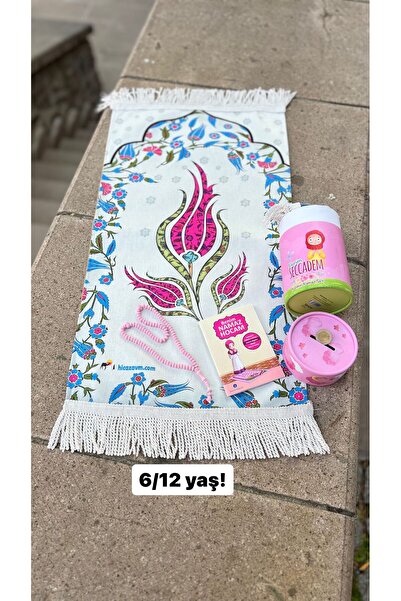 hicazavm Büyük boy Özel kumbaralı namaz dua ibadet çocuk seccade namazlık seti