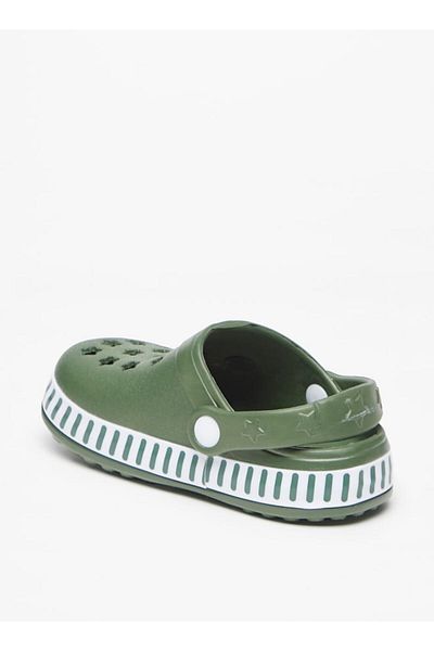 LBL by Shoexpress Boys' Cat Accent Slip-On Clogs
