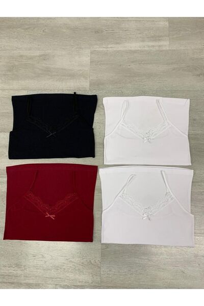 Miss Lucy 4-pack Lace Undershirt