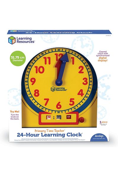 Learning Resources LR-RD24*PRIM'TIME TEACHER™FRONT CLAS24-HR CLOCK®