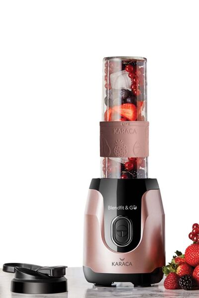 teknotrust karaca Blendfit Go Personal Kişisel Smoothie Blender Rosegold Resm...