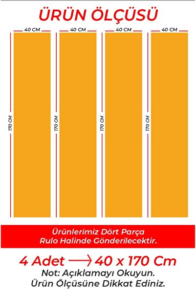 Özbey Reklam Banyo Duşakabin Kaplama Folyo Sticker Ord-148 ( Ölçüsü 160x170 4 Parça halinde 40x170 )
