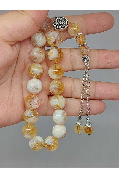 Yasamtohumu Sitrin Taşı 17lik Efe Tesbih 12mm (51522)