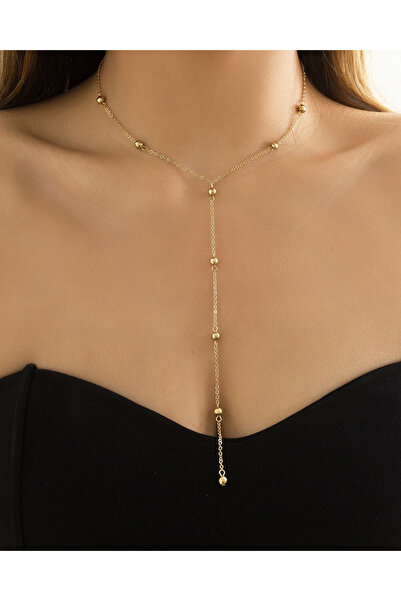 M Miel Gold Kadın Dekolte Kolye