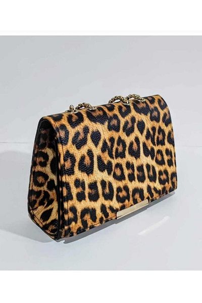 MAC&MOS Women's Zebra Model Magnetic Hand and Shoulder Bag